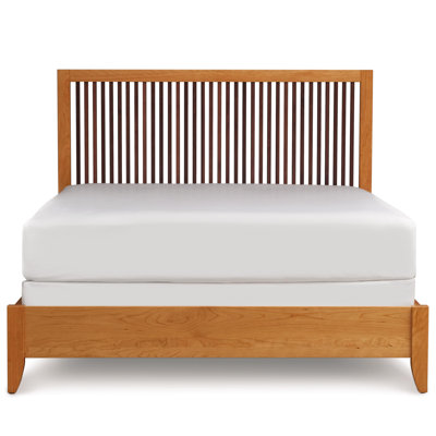 Dominion Platform Bed with Spindle Headboard by Copeland Furniture -image