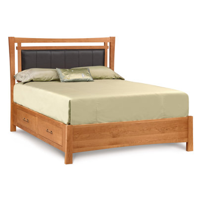 Monterey Upholstered Leather Storage Bed by Copeland Furniture -image