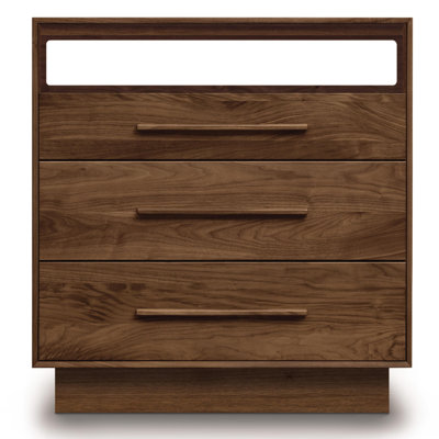 Moduluxe 3 Drawer Dresser with Media Organizer by Copeland Furniture -image
