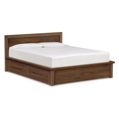 Moduluxe Storage Bed with Panel Headboard by Copeland Furniture -image
