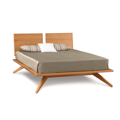 Astrid Bed with 2 Adjustable Headboard Panels by Copeland Furniture -image
