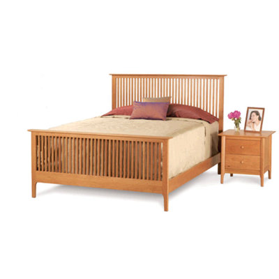 Sarah Spindle Bedroom Set with High Footboard by Copeland Furniture -image