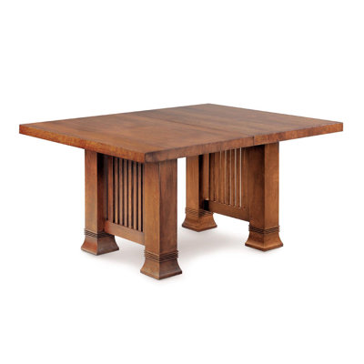 Copeland Furniture Frank Llloyd Wright Dana-Thomas 60 - 84" W x 48" D Extension 5 Piece Dining Set