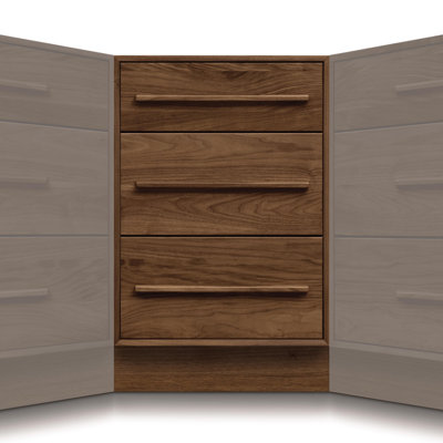 Moduluxe 3 Drawer Corner Chest by Copeland Furniture -image
