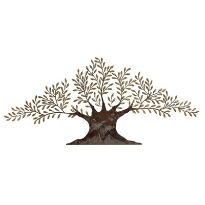 Kitchen Wall Decorations Metal on Aspire Large Metal Olive Tree Wall Decor   Wayfair