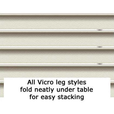 Virco 6100 Series Adjustable Folding Table (30" x 72")