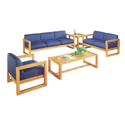Virco Sofa with Sled Base
