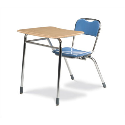 Virco Telos Series 18" Steel Classroom Chair and Desk