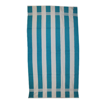 Kaufman Sales Joey Velour Stripe Beach Towel/Bath Sheet