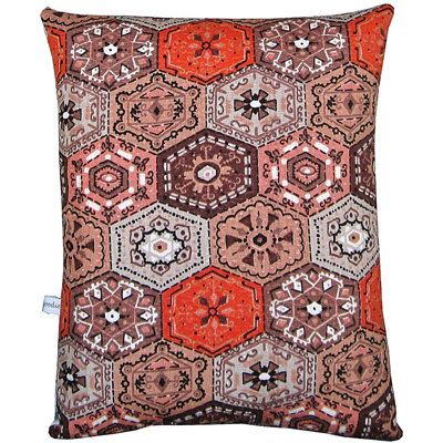 Artgoodies Lobster Block Print Squillow Accent Pillow
