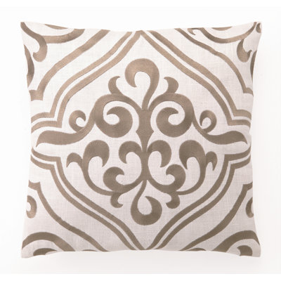 D.L. Rhein Tile Down-Filled Embroidered Pillow
