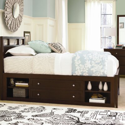 ... Furniture Free Style Low Profile Storage Bed with Storage Unit
