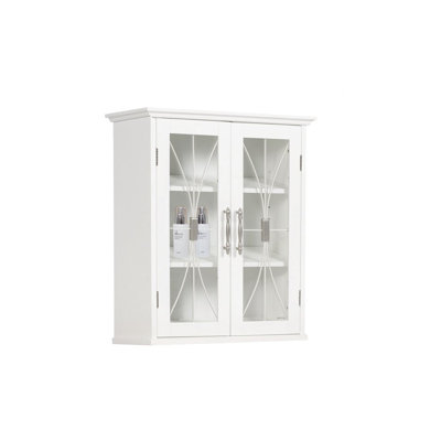 Elegant Home Fashions Mason Wall Cabinet with Two Doors