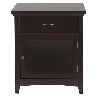 Zag 1 Drawer Nightstand by Elegant Home Fashions -image
