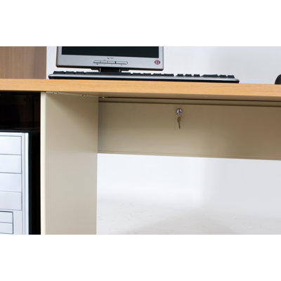 Balt Teak H Carrel Study Desk
