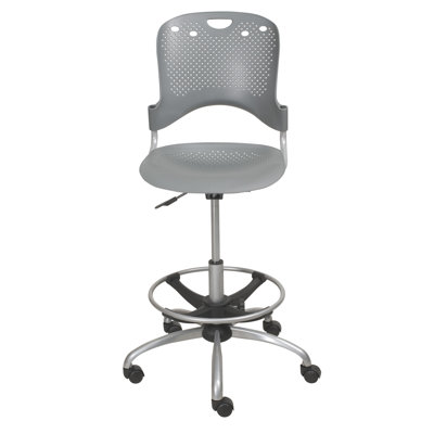 Balt Mid-Back Circulation Drafting Chair with Optional Arms