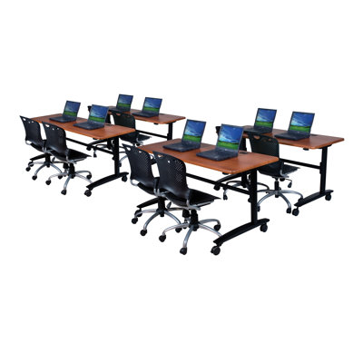 Balt Cherry Lumina 60" Flip Top Table