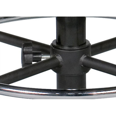 Balt Height Adjustable Trax Stool with Footrest