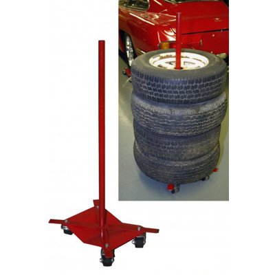 The Auto Dolly Tire Stacker Attachment