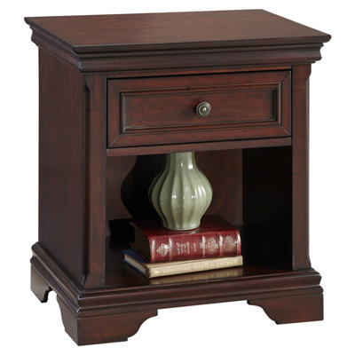 Click To Image : Lafayette 1 Drawer Nightstand in Cherry by Home Styles Now