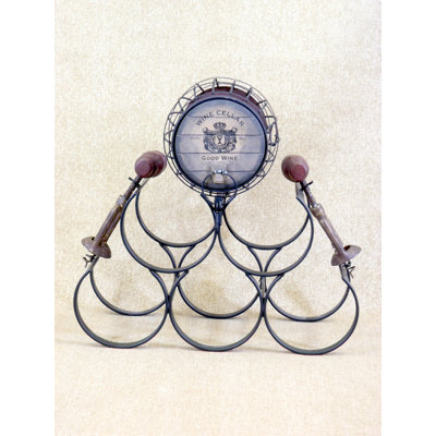 Karen Didion Originals Classic Home 5 Bottle Tabletop Wine Rack