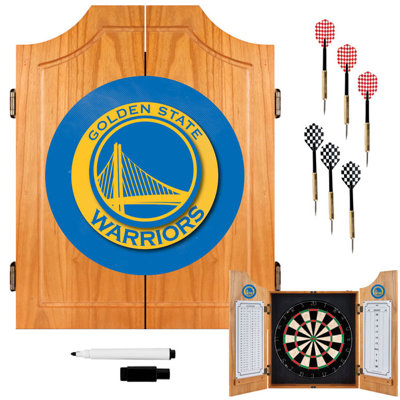 Trademark Global NBA Wood Dart Cabinet Set