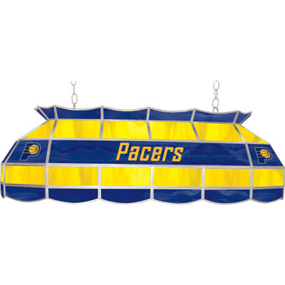 Trademark Global NBA 3 Light Tiffany Style Lamp