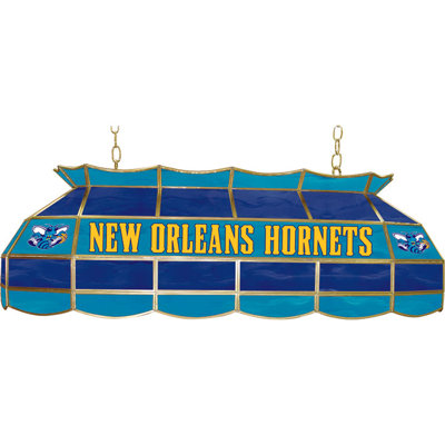 Trademark Global NBA 3 Light Tiffany Style Lamp