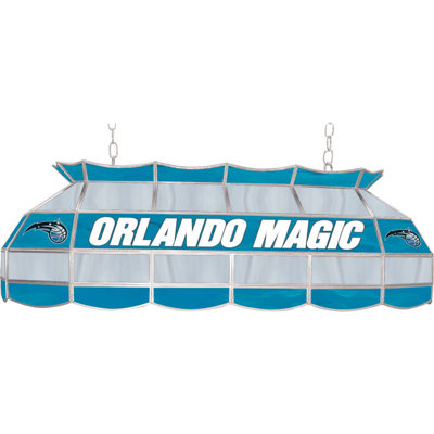 Trademark Global NBA 3 Light Tiffany Style Lamp