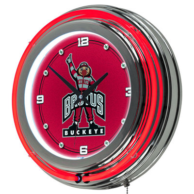 Trademark Global NCAA 14" Neon Clock