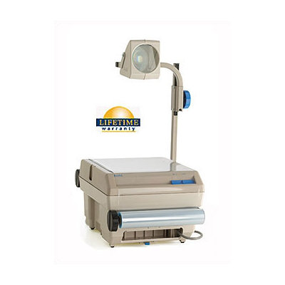 Buhl Closed Head Single Lens Overhead Projector (2200 lumens) with Optional Lamp Changer
