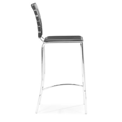 dCOR design Cross Counter Stool in Black