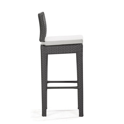 dCOR design Railay Outdoor Pub Chair in Dark Brown