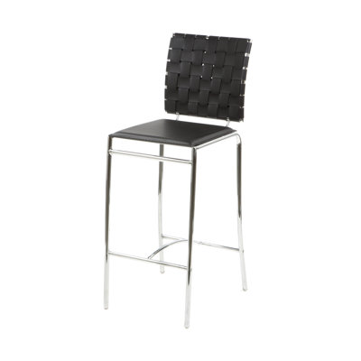 dCOR design Cross Counter Stool in Black