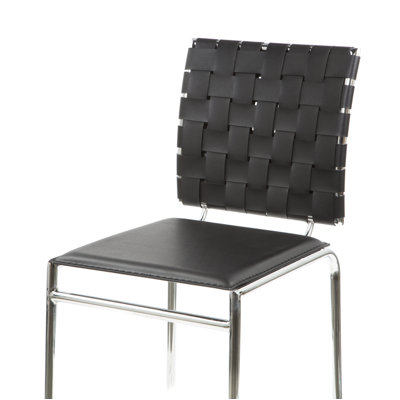 dCOR design Cross Counter Stool in Black