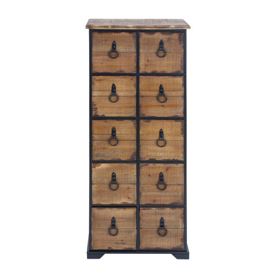 10 Drawer Chest by Woodland Imports -image