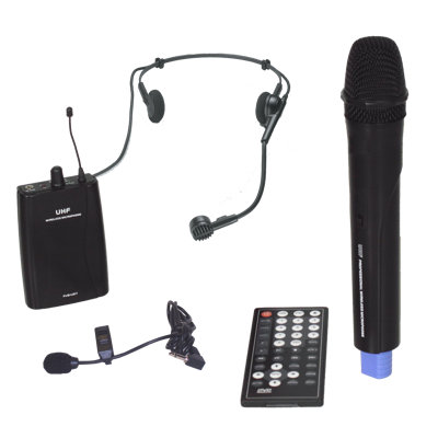 Hamilton Electronics Wireless Portable PA System with CD / DVD / MP3 Player