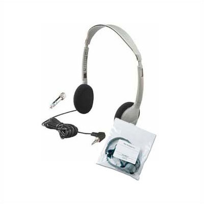 Hamilton Electronics Leatherette Ear Cushioned Personal Educational Headphone with Volume Control