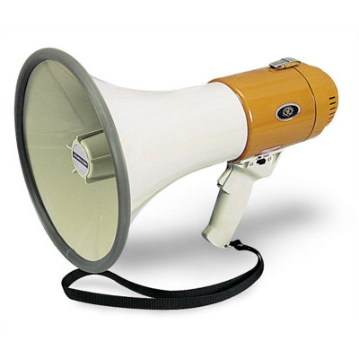 Hamilton Electronics Mighty Mike Bull Horn Loud Speaker Unit with 1/2 Mile Range
