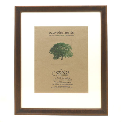 Fetco Home Decor Eco Woods Sierra Matted Wall Picture Frame
