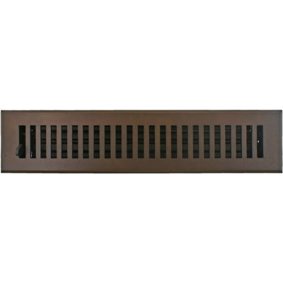 Hamilton Sinkler Registers and Vents 2.25" Flat Vent with Damper