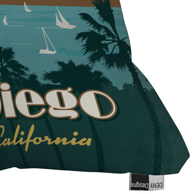 DENY Designs Anderson Design Group Polyester San Diego Indoor/Outdoor Throw Pillow