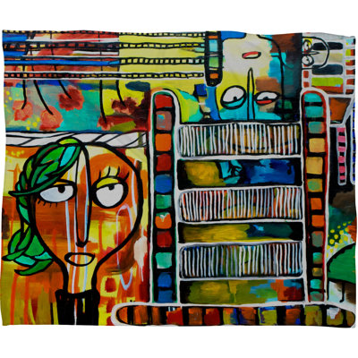 DENY Designs Robin Faye Gates Musical Chairs Fleece Throw Blanket