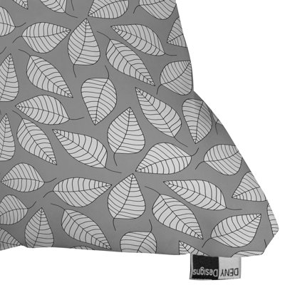 DENY Designs Bianca Green Leafy Throw Pillow