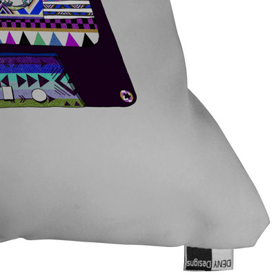DENY Designs Bianca Green Mix Tape No 10 Throw Pillow