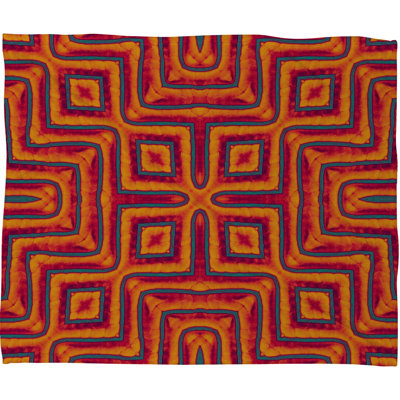 DENY Designs Wagner Campelo Sanchezia X Fleece Throw Blanket