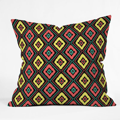 DENY Designs Jacqueline Maldonado Zig Zag Ikat Throw Pillow