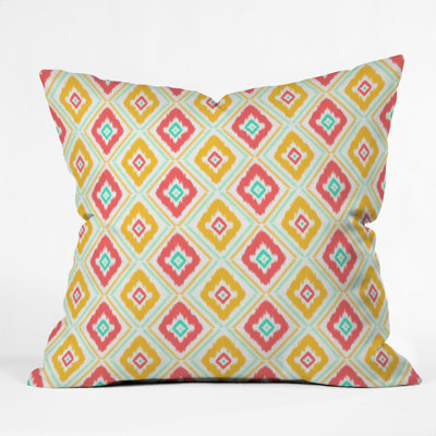 DENY Designs Jacqueline Maldonado Zig Zag Ikat Throw Pillow