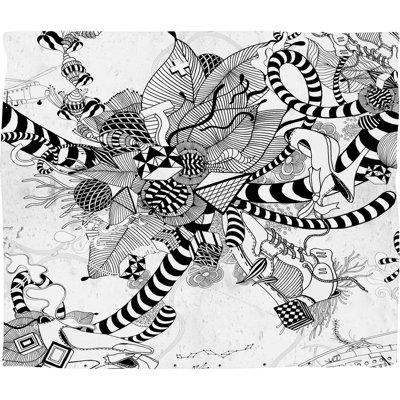 DENY Designs Iveta Abolina Black And White Play Duvet Cover Collection