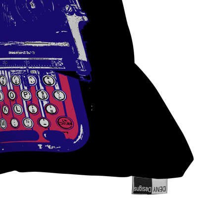 DENY Designs Romi Vega Continental Typewriter Throw Pillow